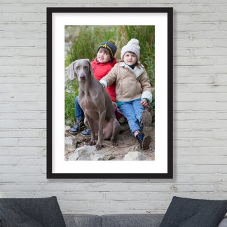 20 x 30 Black Frame